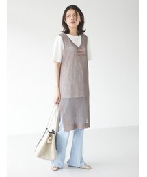 Green　Parks | 【予約】・furry rate カギバリニットチュニック(トップス)