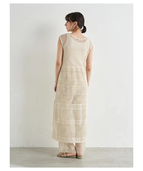 earth music&ecology（アースミュージックアンドエコロジー）の「シアーマーブルセミフレアパンツ（パンツ・ピンク/ライトグリーン/ブルー・F）」の17枚目の写真