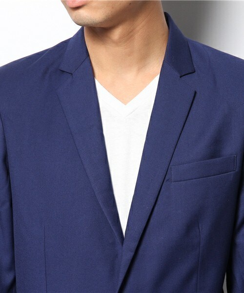 PARADOX（パラドックス）の「PARADOX/パラドックス/SUITS CHESTER COAT（チェスターコート・メンズ・ブラック/ブルー・SMALL/MEDIUM）」の7枚目の写真