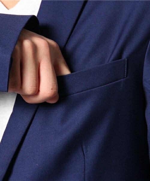 PARADOX（パラドックス）の「PARADOX/パラドックス/SUITS CHESTER COAT（チェスターコート・メンズ・ブラック/ブルー・SMALL/MEDIUM）」の9枚目の写真