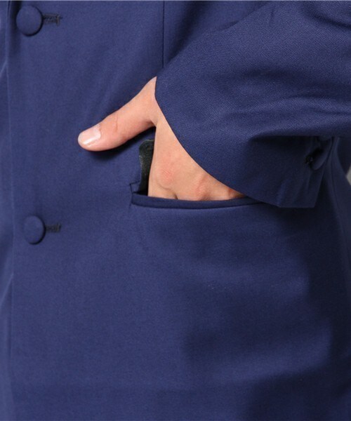 PARADOX（パラドックス）の「PARADOX/パラドックス/SUITS CHESTER COAT（チェスターコート・メンズ・ブラック/ブルー・SMALL/MEDIUM）」の11枚目の写真