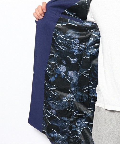 PARADOX（パラドックス）の「PARADOX/パラドックス/SUITS CHESTER COAT（チェスターコート・メンズ・ブラック/ブルー・SMALL/MEDIUM）」の13枚目の写真