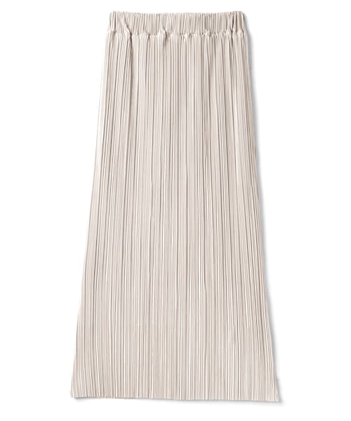 GRL（グレイル）の「ランダムプリーツカットロングスカート（スカート・レディース・ブラック/グレージュ/アイボリー・S）」の2枚目の写真