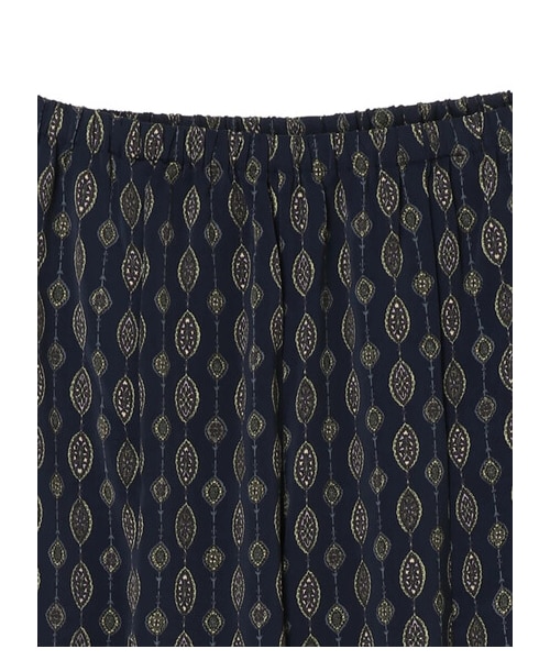 AMERICAN HOLIC（アメリカンホリック）の「ドロストとろみスカーチョ（パンツ・モカ/ネイビー/ペイズリー/フラワー・M/L）」の15枚目の写真