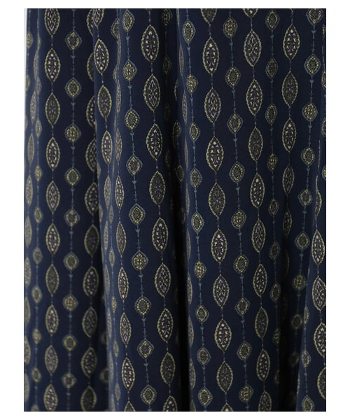 AMERICAN HOLIC（アメリカンホリック）の「ドロストとろみスカーチョ（パンツ・モカ/ネイビー/ペイズリー/フラワー・M/L）」の3枚目の写真