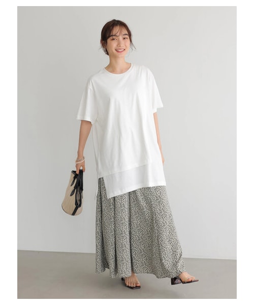 AMERICAN HOLIC（アメリカンホリック）の「ドロストとろみスカーチョ（パンツ・モカ/ネイビー/ペイズリー/フラワー・M/L）」の12枚目の写真