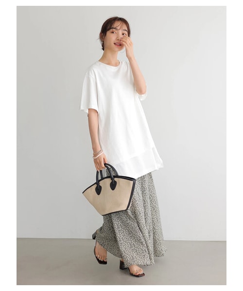 AMERICAN HOLIC（アメリカンホリック）の「ドロストとろみスカーチョ（パンツ・モカ/ネイビー/ペイズリー/フラワー・M/L）」の13枚目の写真