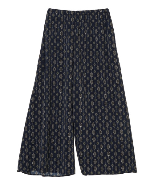 AMERICAN HOLIC（アメリカンホリック）の「ドロストとろみスカーチョ（パンツ・モカ/ネイビー/ペイズリー/フラワー・M/L）」の14枚目の写真