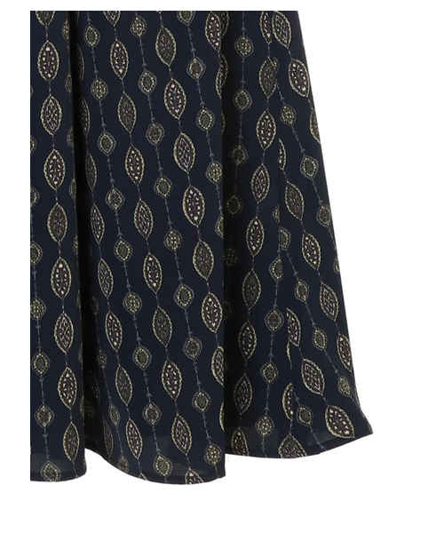 AMERICAN HOLIC（アメリカンホリック）の「ドロストとろみスカーチョ（パンツ・モカ/ネイビー/ペイズリー/フラワー・M/L）」の17枚目の写真