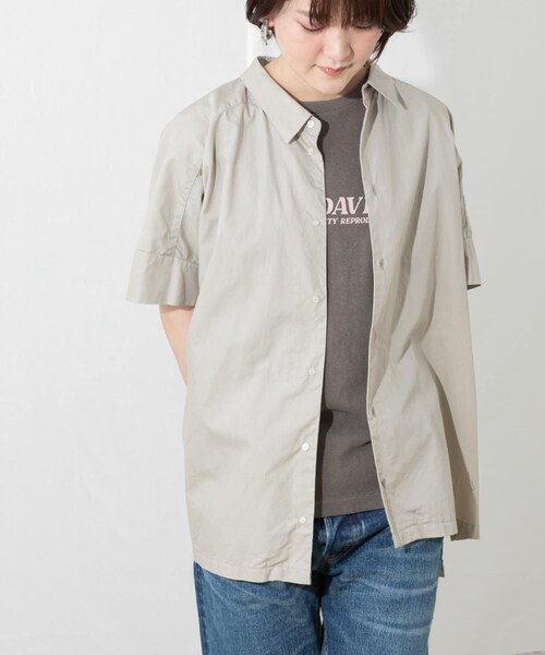 ordinary fits WIDE BARBER SHIRTS