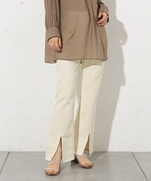 prose verse | 【バックウエストゴム仕様】センタースリットストレッチパンツ(その他パンツ)