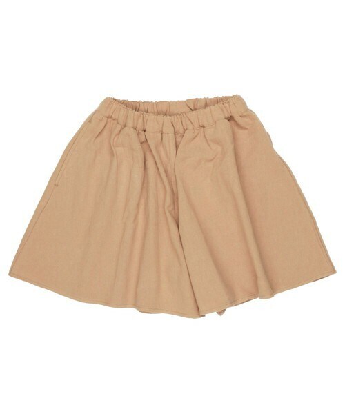 T>>2（ティーツー）の「キュロットパンツ（その他パンツ・キッズ・01.イエロー/02.キャメル/03.ホワイト/04.ブラック/05.ベージュ/06.ネイビー/07.ピンク/08.グレー/09.スモーキーブルー/10.レンガ/11.グレー・80-150）」の6枚目の写真