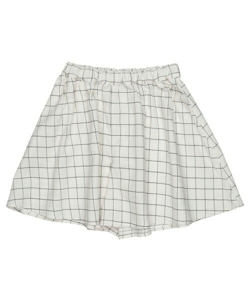 T>>2（ティーツー）の「キュロットパンツ（その他パンツ・キッズ・01.イエロー/02.キャメル/03.ホワイト/04.ブラック/05.ベージュ/06.ネイビー/07.ピンク/08.グレー/09.スモーキーブルー/10.レンガ/11.グレー・80-150）」の2枚目の写真