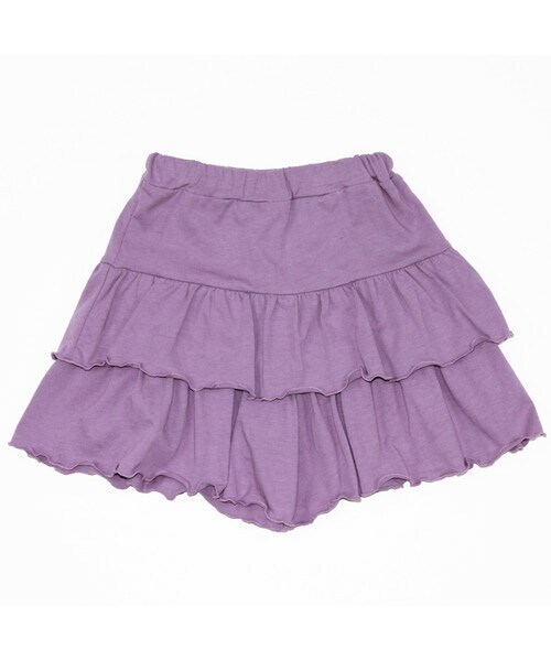 T>>2（ティーツー）の「フリルパンツ（その他パンツ・キッズ・01.ベージュ/02.オレンジ/03.カーキ/04.パープル/05.ネイビー・80-150）」の4枚目の写真