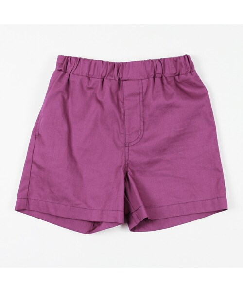 T>>2（ティーツー）の「ショートパンツ（その他パンツ・キッズ・01.キャメル/02.パープル/03.ブルー/04.ブラック/05.ベージュ/06.ネイビー/07.カーキ/08.チャコール/09.レンガ・80-150）」の8枚目の写真
