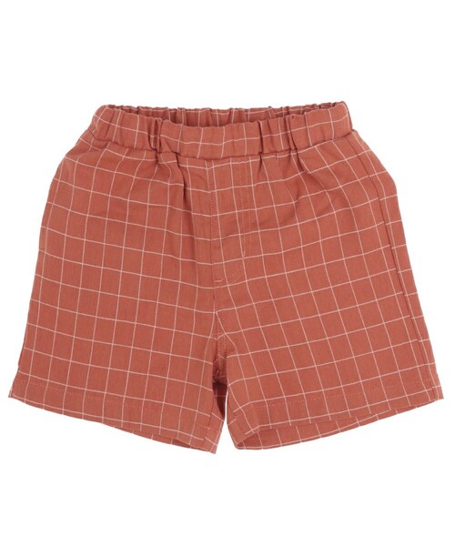 T>>2（ティーツー）の「ショートパンツ（その他パンツ・キッズ・01.キャメル/02.パープル/03.ブルー/04.ブラック/05.ベージュ/06.ネイビー/07.カーキ/08.チャコール/09.レンガ・80-150）」の9枚目の写真