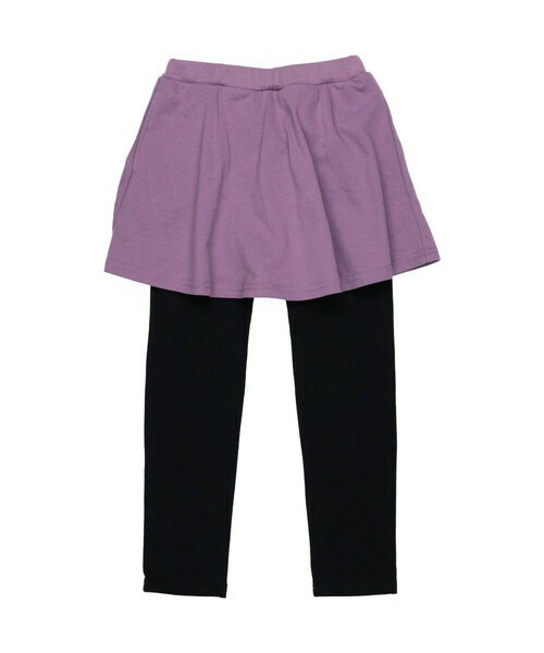 T>>2（ティーツー）の「スカッツ（その他パンツ・キッズ・01.ベージュ/02.オレンジ/03.カーキ/04.パープル/05.ネイビー・80-150）」の4枚目の写真