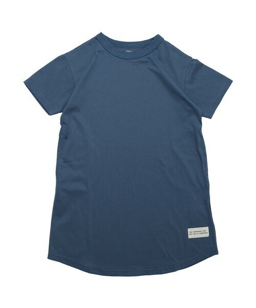 T>>2（ティーツー）の「Tシャツワンピース　大人サイズ（ワンピース・レディース・01.ピンク/02.ミント/03.ブラウン/04.スミクロ/05.ベージュ/06.スモーキーピンク/07.ネイビー・FREE）」の6枚目の写真