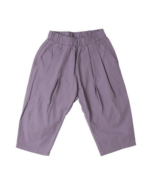 T>>2（ティーツー）の「ウエストタックパンツ（その他パンツ・キッズ・01.ベージュ/02.ピンク/03.パープル/04.グリーン/05.ブラウン/06.ネイビー/07.ブラック・90-150）」の6枚目の写真