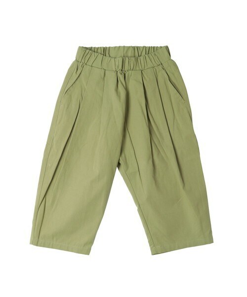 T>>2（ティーツー）の「ウエストタックパンツ（その他パンツ・キッズ・01.ベージュ/02.ピンク/03.パープル/04.グリーン/05.ブラウン/06.ネイビー/07.ブラック・90-150）」の4枚目の写真