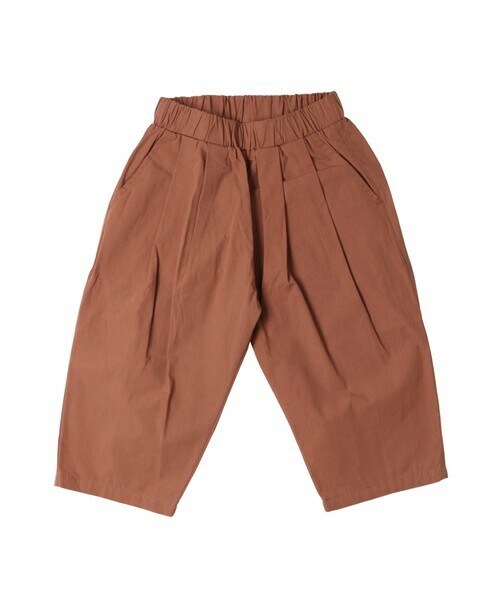 T>>2（ティーツー）の「ウエストタックパンツ（その他パンツ・キッズ・01.ベージュ/02.ピンク/03.パープル/04.グリーン/05.ブラウン/06.ネイビー/07.ブラック・90-150）」の3枚目の写真