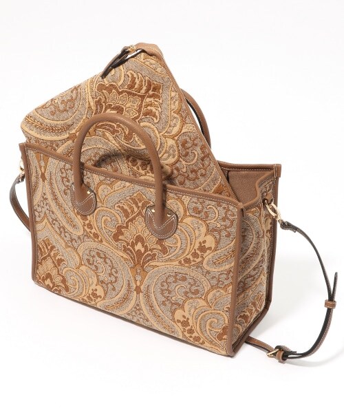 Andemiu（アンデミュウ）の「ジャガードトートⅡ（バッグ・レオパード/ブラウン/ブルー）」の12枚目の写真