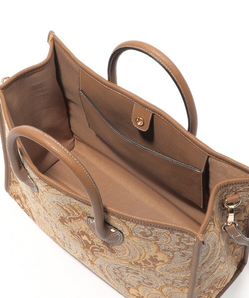 Andemiu（アンデミュウ）の「ジャガードトートⅡ（バッグ・レオパード/ブラウン/ブルー）」の14枚目の写真