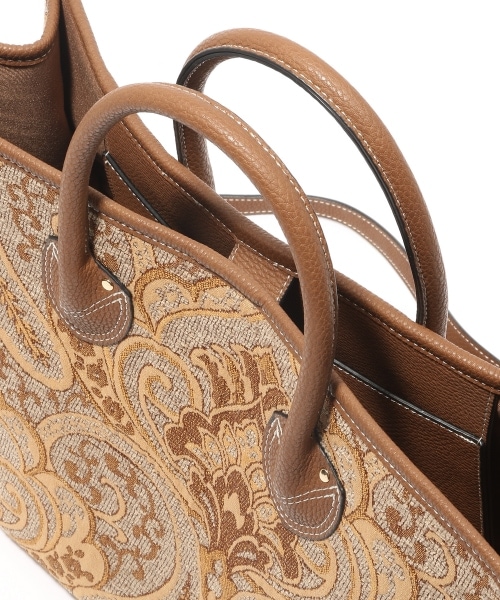 Andemiu（アンデミュウ）の「ジャガードトートⅡ（バッグ・レオパード/ブラウン/ブルー）」の13枚目の写真