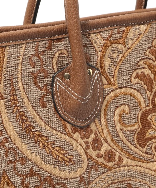 Andemiu（アンデミュウ）の「ジャガードトートⅡ（バッグ・レオパード/ブラウン/ブルー）」の19枚目の写真