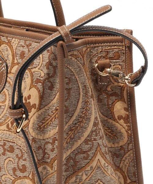 Andemiu（アンデミュウ）の「ジャガードトートⅡ（バッグ・レオパード/ブラウン/ブルー）」の17枚目の写真