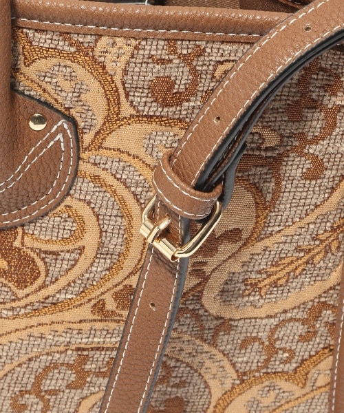 Andemiu（アンデミュウ）の「ジャガードトートⅡ（バッグ・レオパード/ブラウン/ブルー）」の20枚目の写真