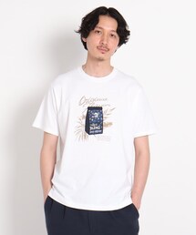 TAKEO KIKUCHI（タケオキクチ）の「コーヒーパッケージ アップリケ プリントTシャツ（その他・メンズ）」