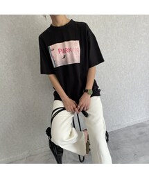 copine | バックラベル付プリントビッグtシャツ(Tシャツ/カットソー)