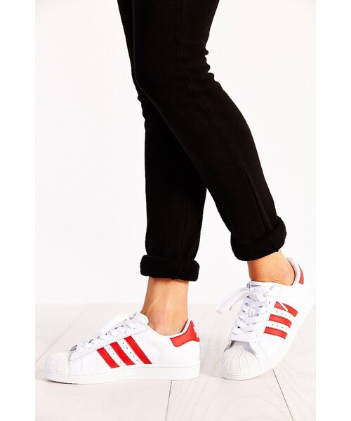adidas（アディダス）の「Adidas Superstar 2 Sneaker（スニーカー・レディース・WHITE/GREEN/RED・5.5/4.5/6/6.5/7.5/8.5/7）」の12枚目の写真