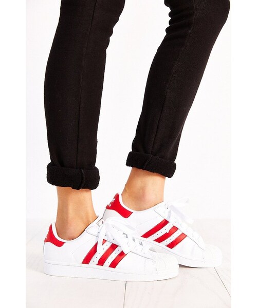 adidas（アディダス）の「Adidas Superstar 2 Sneaker（スニーカー・レディース・WHITE/GREEN/RED・5.5/4.5/6/6.5/7.5/8.5/7）」の13枚目の写真