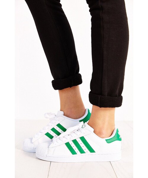 adidas（アディダス）の「Adidas Superstar 2 Sneaker（スニーカー・レディース・WHITE/GREEN/RED・5.5/4.5/6/6.5/7.5/8.5/7）」の14枚目の写真