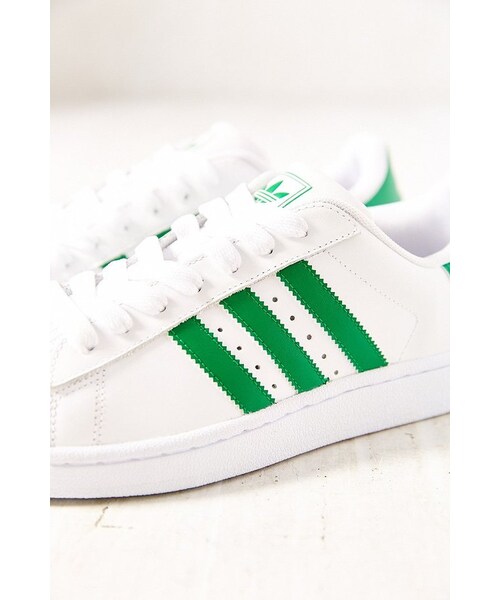 adidas（アディダス）の「Adidas Superstar 2 Sneaker（スニーカー・レディース・WHITE/GREEN/RED・5.5/4.5/6/6.5/7.5/8.5/7）」の9枚目の写真