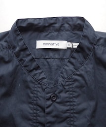 nonnative（ノンネイティブ）の「CLIMBER S/S SHIRT COTTON TYPEWRITER