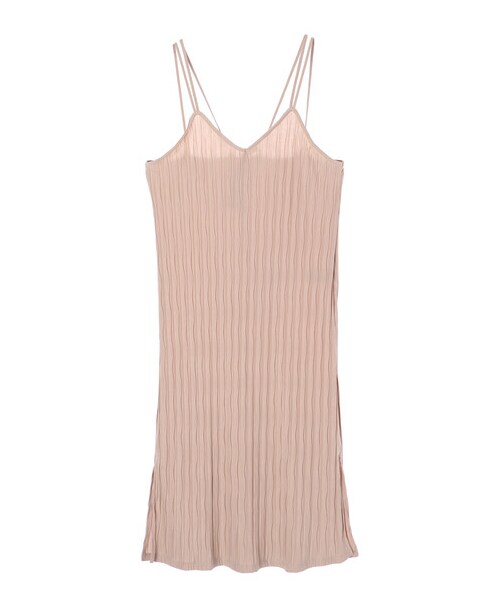 Green　Parks（グリーンパークス）の「ワッシャーカットキャミワンピース（ワンピース/ドレス・チャコールグレー/ベージュ/グリーン・F）」の11枚目の写真