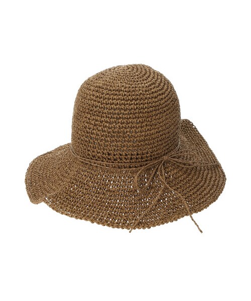 Green Parks(グリーンパークス)の「・クロシェハット(帽子・ブラック/ベージュ/ブラウン/キャメル・F)」の17枚目の写真