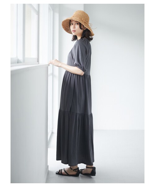 Green Parks(グリーンパークス)の「・クロシェハット(帽子・ブラック/ベージュ/ブラウン/キャメル・F)」の2枚目の写真