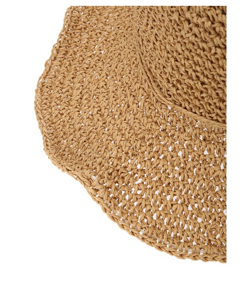 Green Parks(グリーンパークス)の「・クロシェハット(帽子・ブラック/ベージュ/ブラウン/キャメル・F)」の12枚目の写真