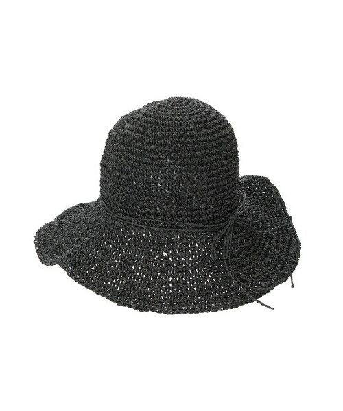 Green Parks(グリーンパークス)の「・クロシェハット(帽子・ブラック/ベージュ/ブラウン/キャメル・F)」の15枚目の写真