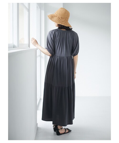 Green Parks(グリーンパークス)の「・クロシェハット(帽子・ブラック/ベージュ/ブラウン/キャメル・F)」の3枚目の写真