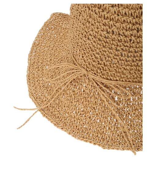 Green Parks(グリーンパークス)の「・クロシェハット(帽子・ブラック/ベージュ/ブラウン/キャメル・F)」の13枚目の写真