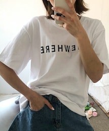 DHOLIC | SOMEWHERE半袖Tシャツ・全3色・b53892(Tシャツ/カットソー)