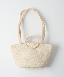 Rewde | 【2WAY】 リングハンドルショルダーバッグ(1R18-KB01)(かごバッグ)