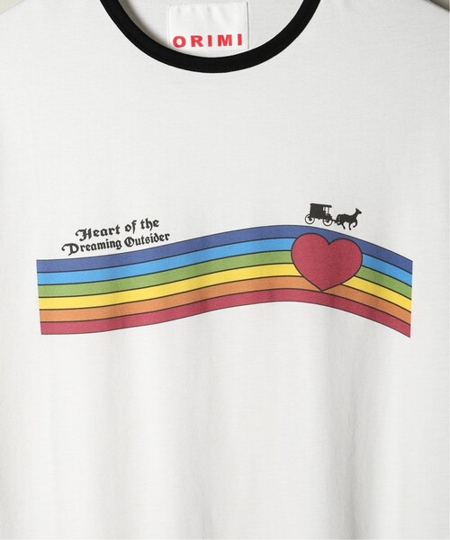 ORIMI 【オミリ】 tシャツ UNFOLLOW（アンフォロー）の「【ORIMI/オリミ】RAINBOW T-SHIRT