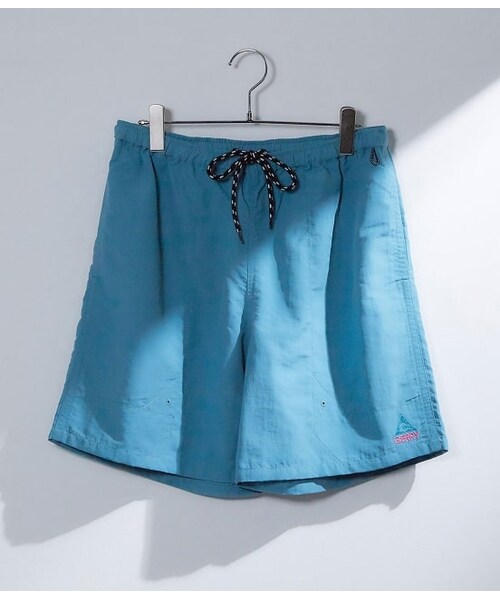 JUNRED（ジュンレッド）の「GERRYナイロンバギーショートパンツ（パンツ・メンズ・ブルー系3/カラシ/ラベンダー/グリーン/チャコール・M/L）」の3枚目の写真