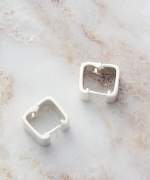 3coins | ミニスクエアワンタッチピアス(ピアス（両耳用）)